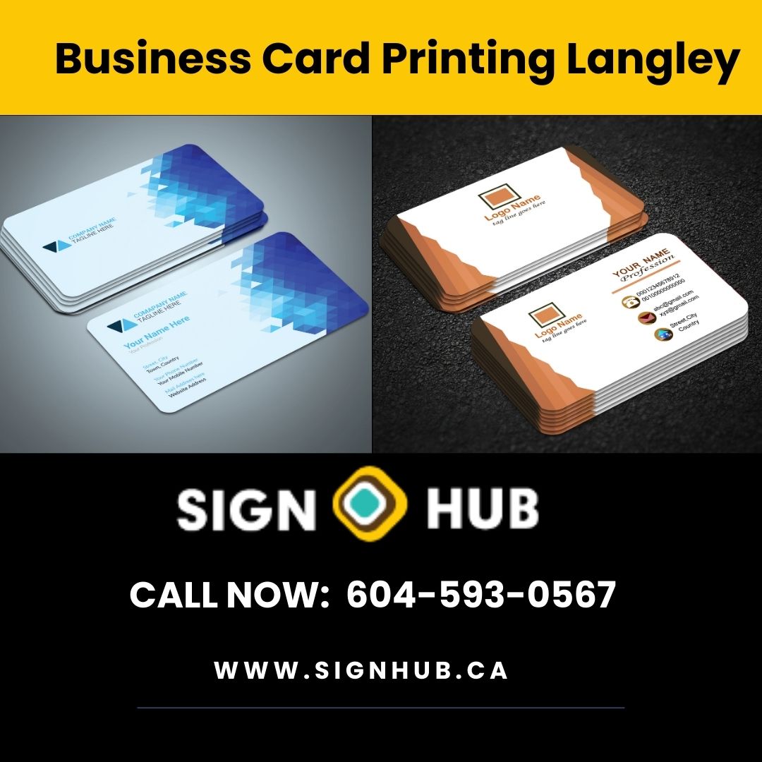 Business Card Printing Langley