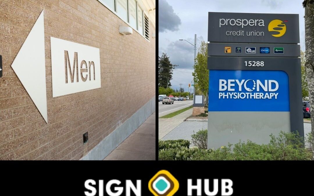 Different Types of Wayfinding Signs in Langley